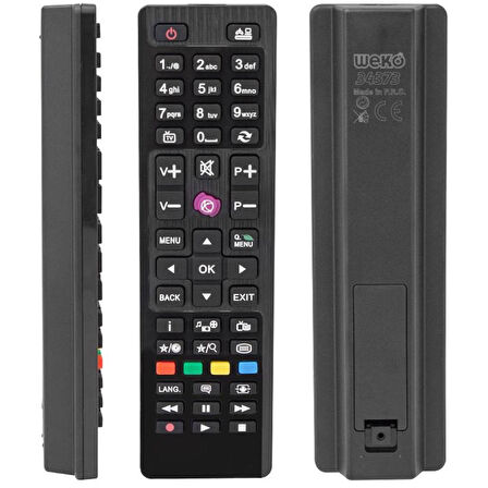 Hey Vestel-Seg-Regal Rc4849 Rm-L260 Mini Mor Tuşlu Lcd Led Tv Kumanda