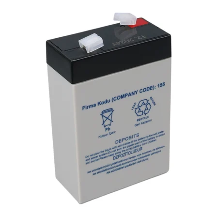 Yokohama YH-62.3 6 Volt - 2.3 Amper Akü (90X43x38 Mm)
