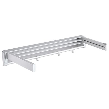 Sunup SN-37717 Katlanabilir Çamaşır Askılığı Duvara Monte Gizli Balkon Akordeon Kurutma Beyaz