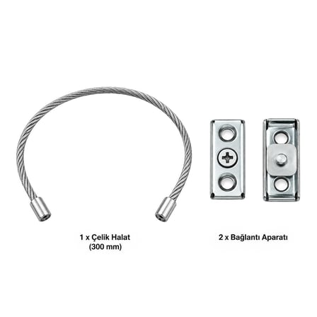 Sunup SN-37890 Çelik Halatlı Güvenlik Bağlantı Aparatı