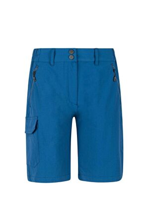 2AS Paisley Kadın Kargo Şort Petrol