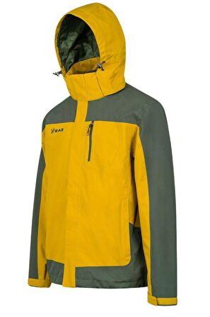 2AS Elbruz 3in1 Erkek Ceket Mustard 2ASM010422HRDHRD