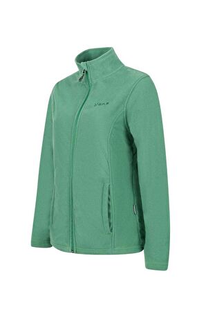2AS Peridot Tam Fermuarlı Kadın Polar Sweatshirt