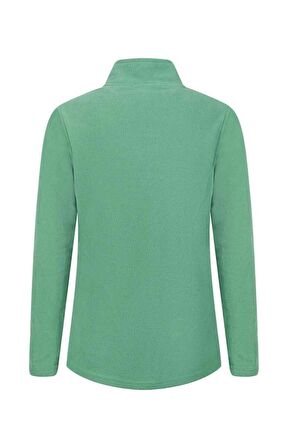 2AS Peridot Tam Fermuarlı Kadın Polar Sweatshirt