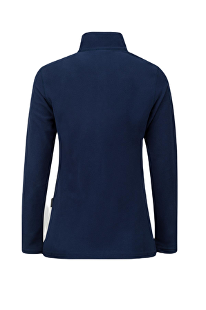 2AS Pinna Yarım Fermuarlı Kadın Polar Sweatshirt Lacivert
