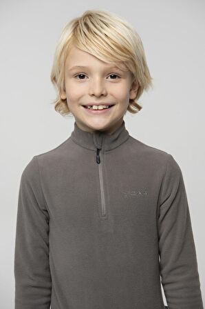 2AS Potra Yarım Fermuarlı Çocuk Polar Sweatshirt