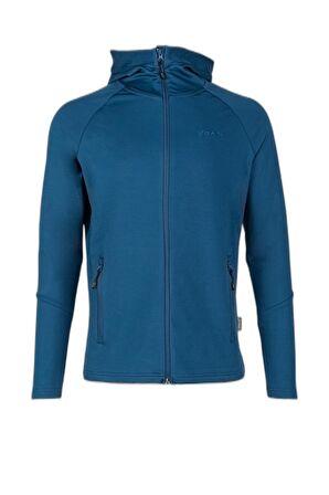 2AS Selenge Fermuarlı Kapşonlu Sweat Lacivert