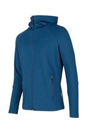 2AS Selenge Fermuarlı Kapşonlu Sweat Lacivert