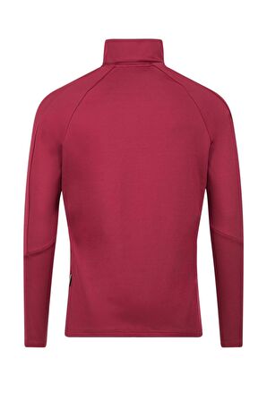 2AS Menza Tam Fermuarli Kadın Sweatshirt Bordo