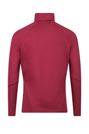 2AS Menza Tam Fermuarli Kadın Sweatshirt Bordo