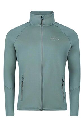 2AS Menza Tam Fermuarli Kadın Sweatshirt Gri