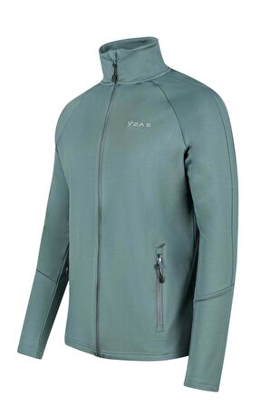 2AS Menza Tam Fermuarli Kadın Sweatshirt Gri