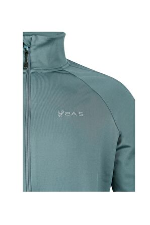 2AS Menza Tam Fermuarli Kadın Sweatshirt Gri