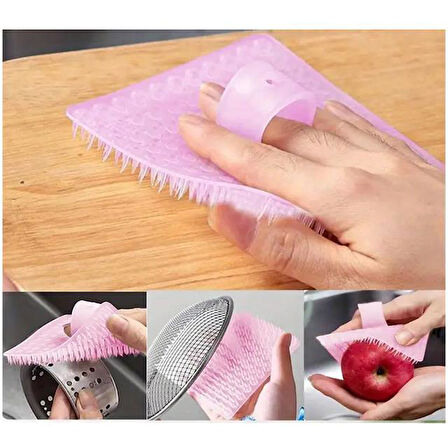 Sunup SN-26942 Plastik Sebze Meyve Temizleme Fırçası