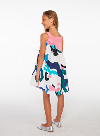 Kolsuz Rahat Kalıp Kız Çocuk Elbise