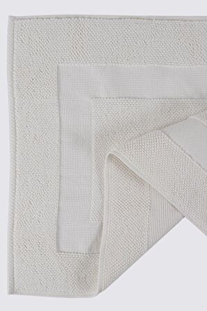 Ecocotton Kaia Banyo Paspası %100 Organik Pamuk Krem 50x80 Cm