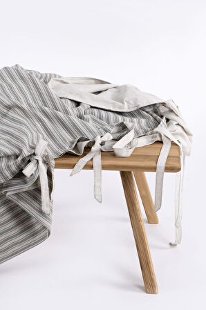 Ecocotton Ala Çift Kişilik Nevresim Takımı %100 Organik Pamuk Keten Yeşil 200x220 Cm