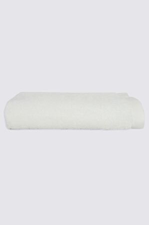 Ecocotton Basic Banyo Havlusu %100 Organik Pamuk Krem 80x150 Cm