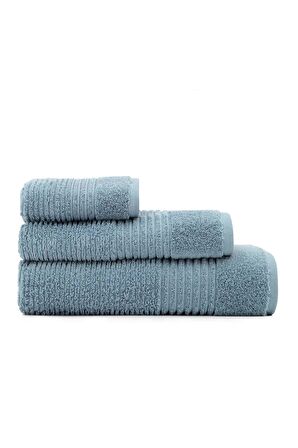  Arina Hamam  Seti %100 Pamuk Air Twist Mavi