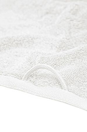 Ecocotton Lida Banyo Havlusu %100 Organik Pamuk Delik İşi Krem 80x150 Cm