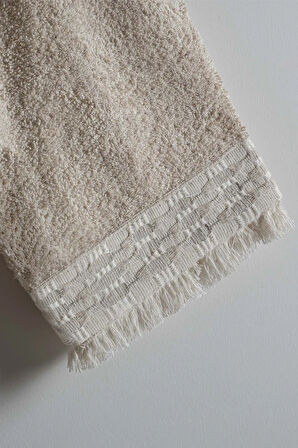 Ecocotton Ramina Organik Pamuk Bej "XX-Large" Erkek Bornoz