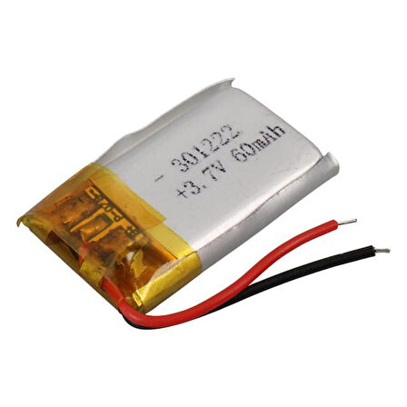 Powermaster 301222 3.7V 60Mah Lityum Polimer (Li-Po) Batarya Ciklet Pil