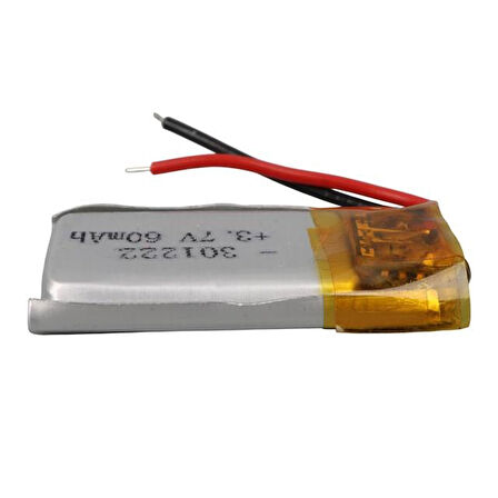 Powermaster 301222 3.7V 60Mah Lityum Polimer (Li-Po) Batarya Ciklet Pil