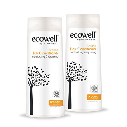 Ecowell Saç Bakım Kremi 300 ml x 2 Adet