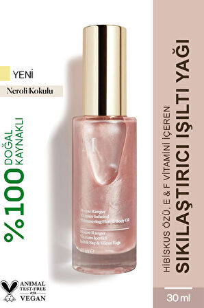 Sloane Ranger Vitamin İçerikli Işıltılı Saç & Vücut Yağı Neroli 30 ML