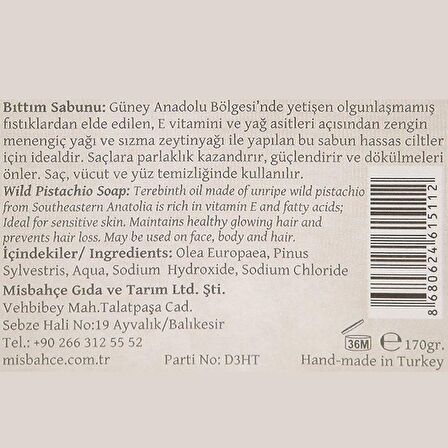 Bıttım (Menengiç) Sabunu (170 gr) - Misbahçe