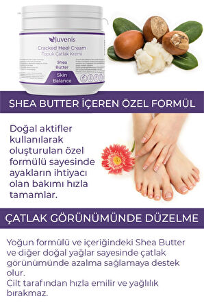 Topuk Çatlak Kremi Topuk Çatlakları İçin Nemlendirici Skin Balance Serisi Topuk Çatlak Kremi