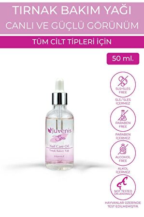 Tırnak Bakım - E Vitamini Içeren Güçlendirici Ve Nemlendirici Spa Etkili Tırnak Bakım Yağı 50ml