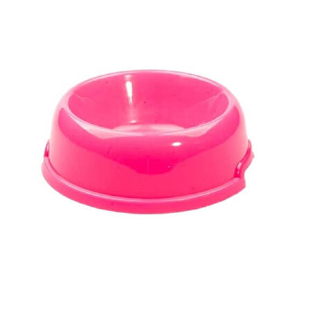 Yıldırım Pet Plastik Orta Mama Kabı 16.5 x 16.5 x 5.5 cm Pembe