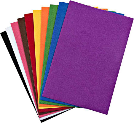 Nova Color Nc-4201 Keçe 10lu Yapışkanlı 20 x 30 cm