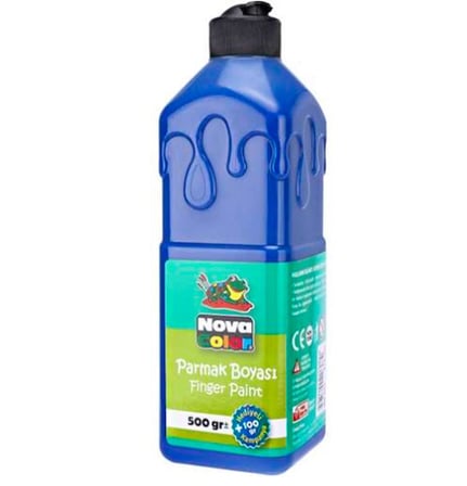Nova Color Parmak Boyası 500Ml Mavi - 2 adet