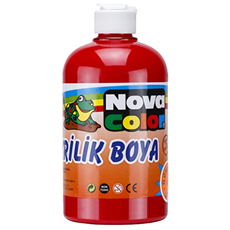 Nova Color Akrilik Boya 500 GR Kırmızı NC-382