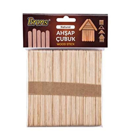 Brons Dondurma Çubuğu Renksiz Geniş 50Li - 2 paket