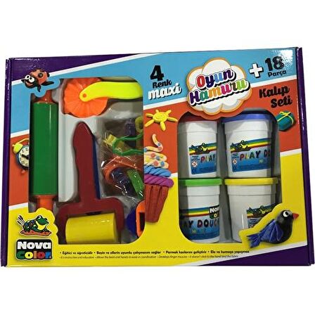 Nova Color Oyun Hamurlu Kalıp Seti 18 Parça NC-851