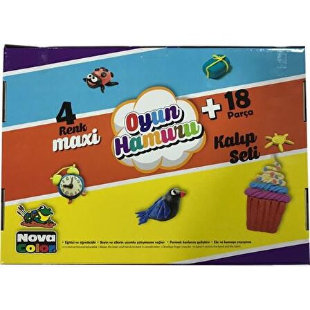 Nova Color Oyun Hamurlu Kalıp Seti 18 Parça NC-851