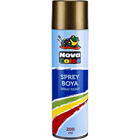 Nova Color Sprey Boya Altın 200 ml - 2 adet