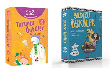 2.Sınıf Turuncu Öyküler + Yıldızlı Öyküler (20 Kitap)