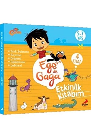 Erdem Çocuk Ege Ile Gaga Etkinlik Kitabım 4 Kitap Takım