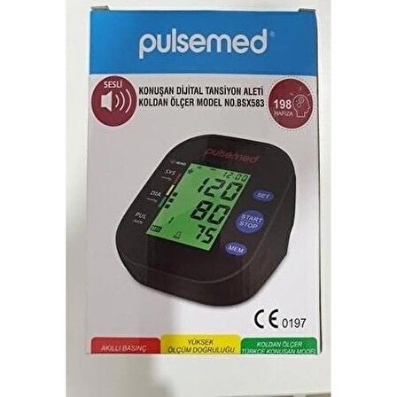 Pulsemed BSX583 Konuşan Dijital Tansiyon Aleti