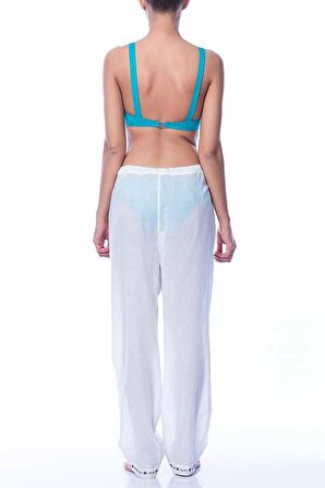 Y14 42010 ORGANIC PANTOLON   Beyaz