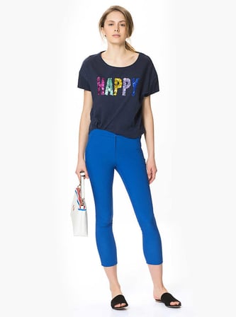 Kısa Paça Skinny Pantolon   Saks