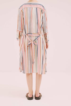 Kuşak Detaylı Kimono Multi