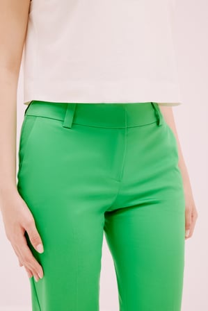 Kısa Paça Pantolon Yeşil