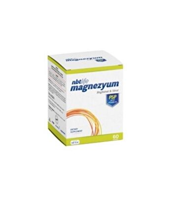 Nbt İlaç Nbt Life Magnezyum P5p B6 60 Kapsül