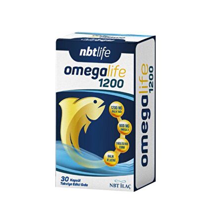 Nbtlife Omegalife 1200 30 Kapsül