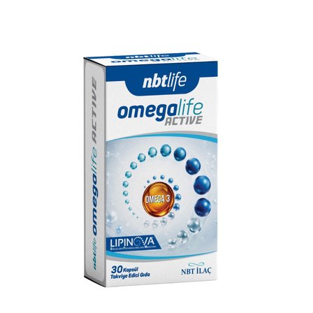 NBTLIFE Omegalife Active 30 Kapsül